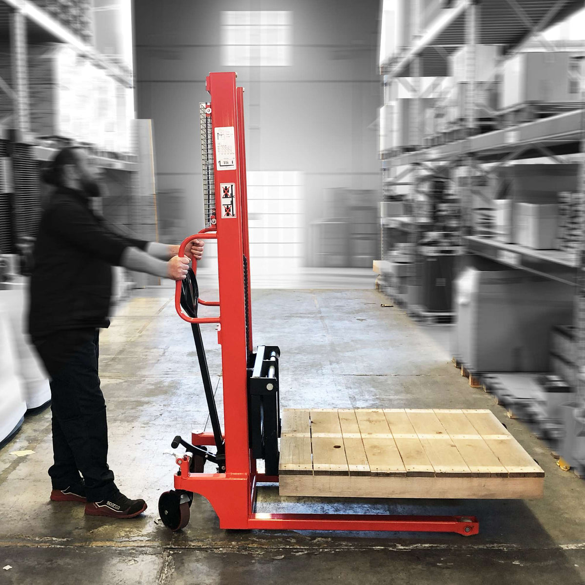 Hand lift truck for pallet 1200 mm 500 kg - MA SL PR05 - ENG PRO