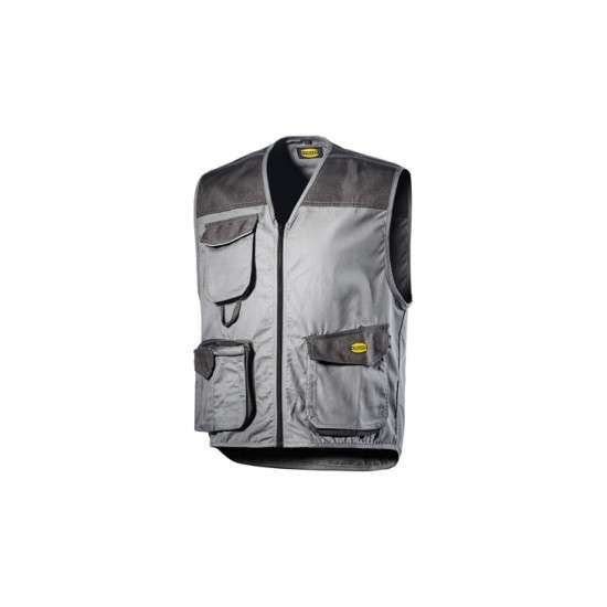 Mover multipocket work vest grey - Diadora