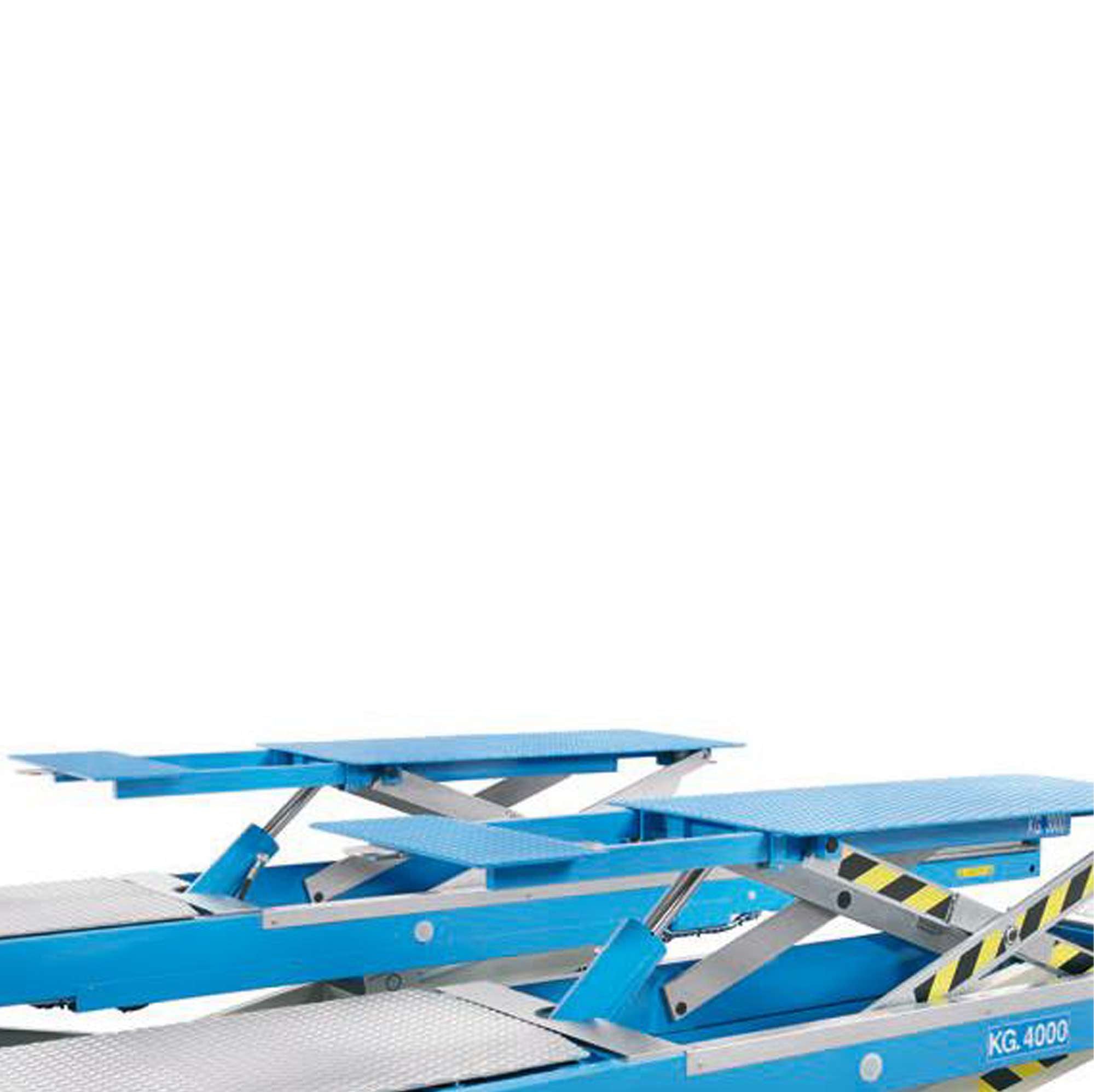 Electro-hydraulic scissor lift capacity 5000 kg with lift table wheel alignment OMCN