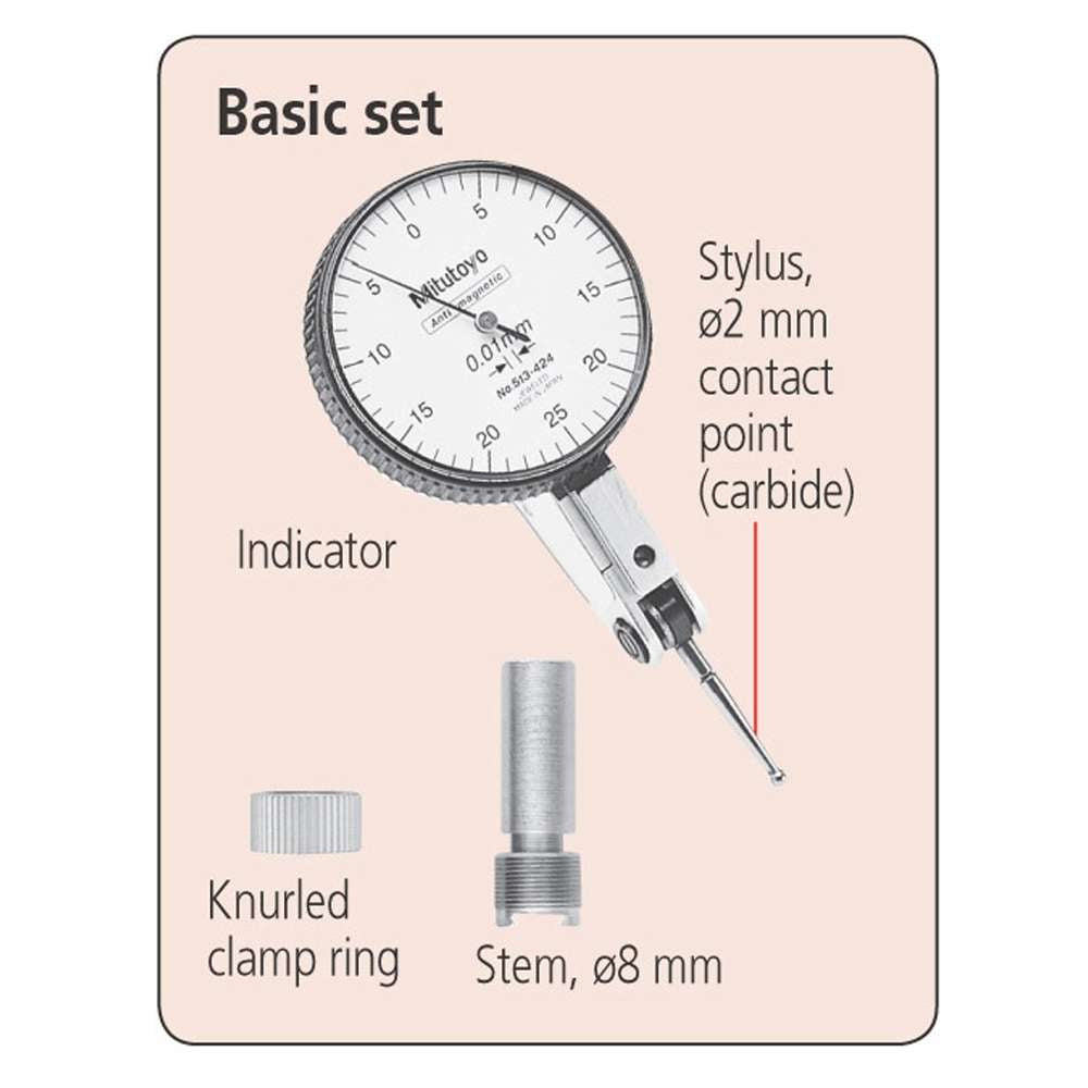 Horizontal Lever Dial Gauge 513-404-10E - Mitutoyo