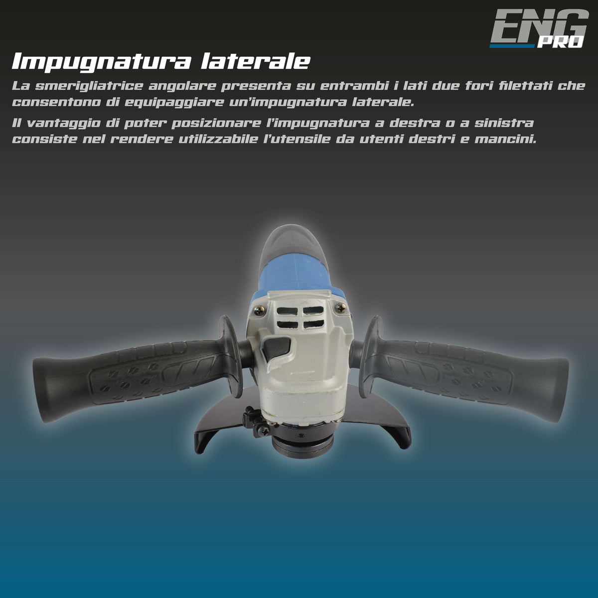 Electric angle grinder 125mm 800W - ENG PRO - UM ET SA12