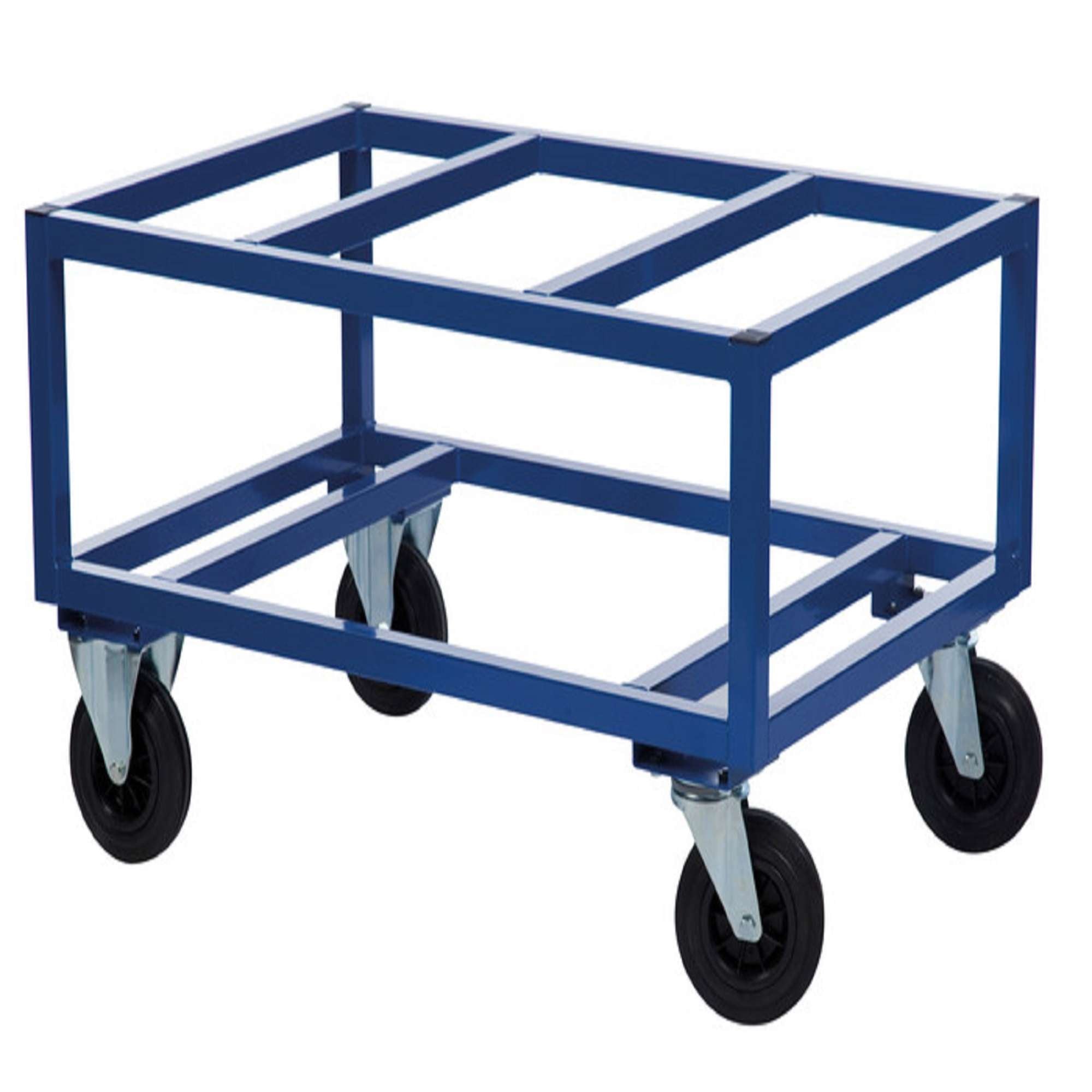 Blue Pallet trolley, adjustable height, LxWxH (mm) 1200x1000x650 - Kongamek
