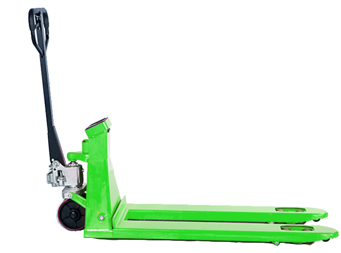 Pallet truck scale with scale and printer 2500 kg echoENG MA SL TRPSN