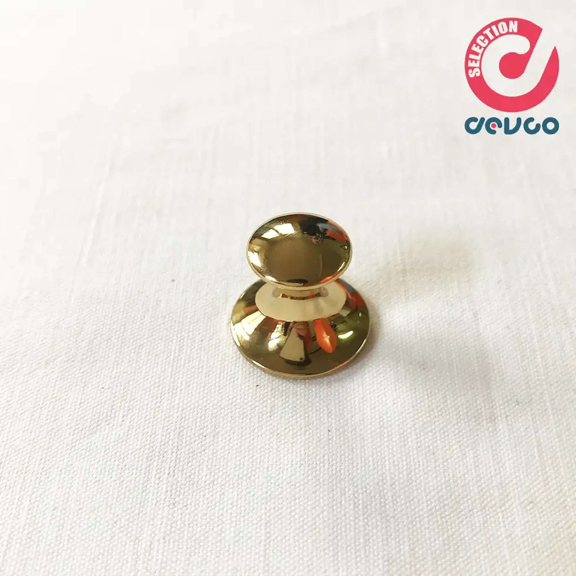 Knob size 21 gold color with pins and nuts  Omp Porro  160 - 21