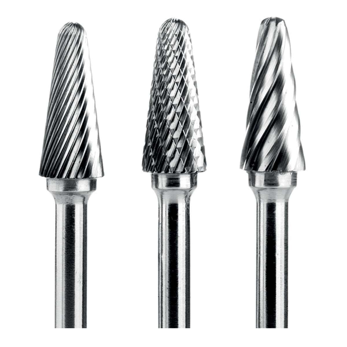 Kugelkegel-Hartmetallfräser L Kugelkegelform Rosver - Conf.1 Stk.