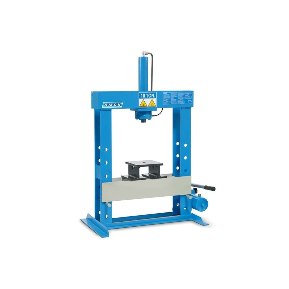 Hydraulic bench press with 2-speed hand pump capacity 10t OMCN 153
