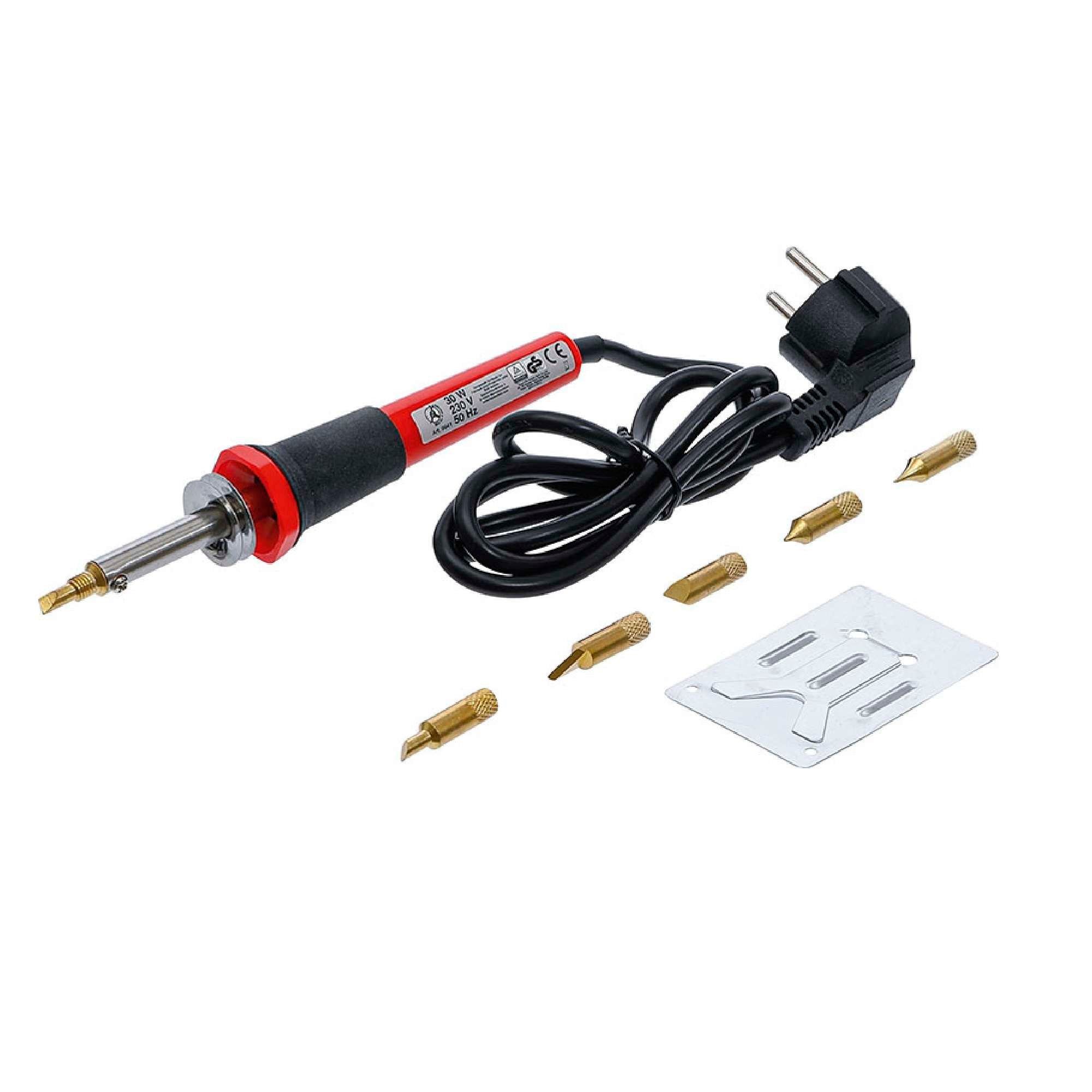 Electric soldering iron pyrograph set - Fermec BGS9941