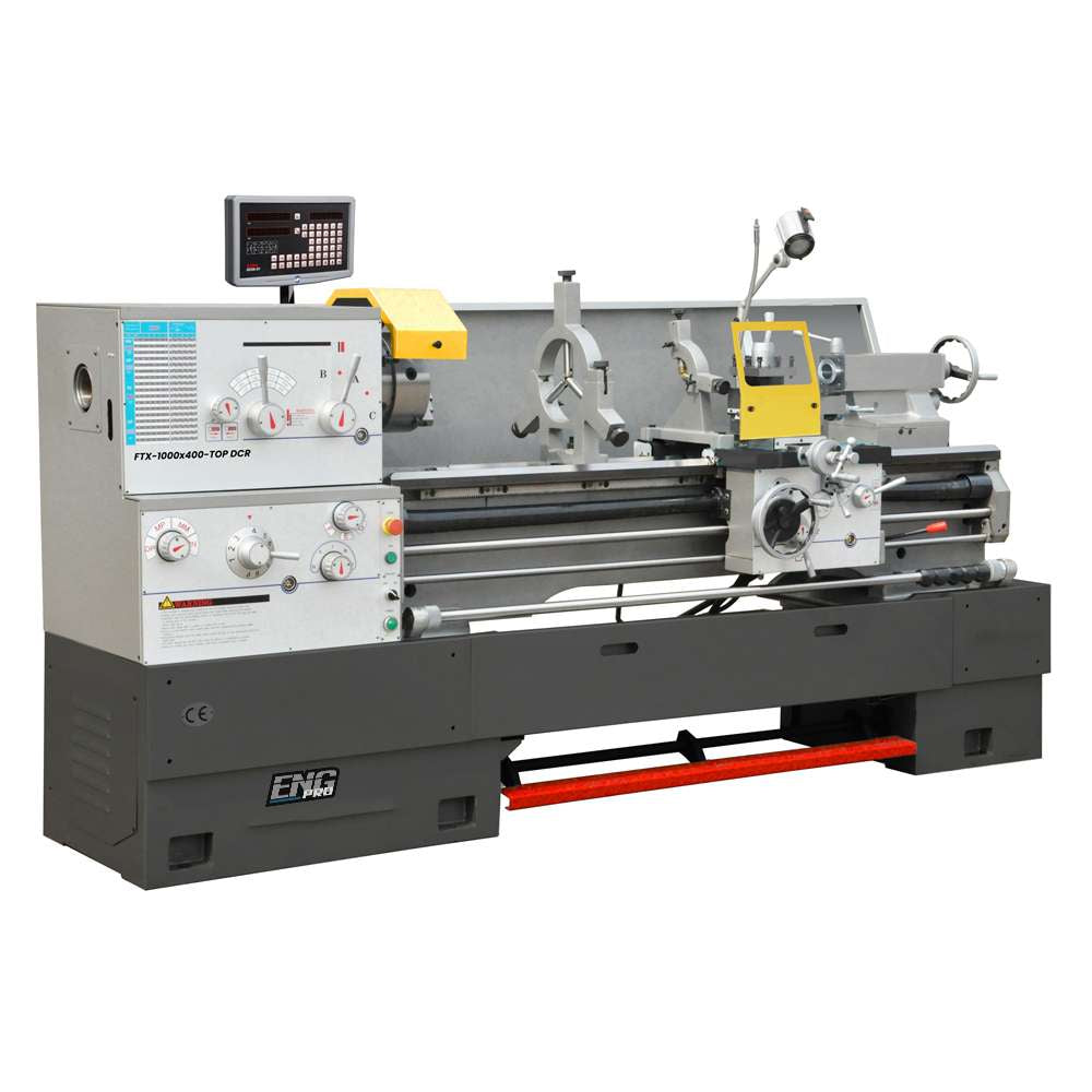 FTX-1000X400-TOP DCR 400V/F3 Industrielle Drehmaschine mit DRO und TCRE - 7,5 PS
