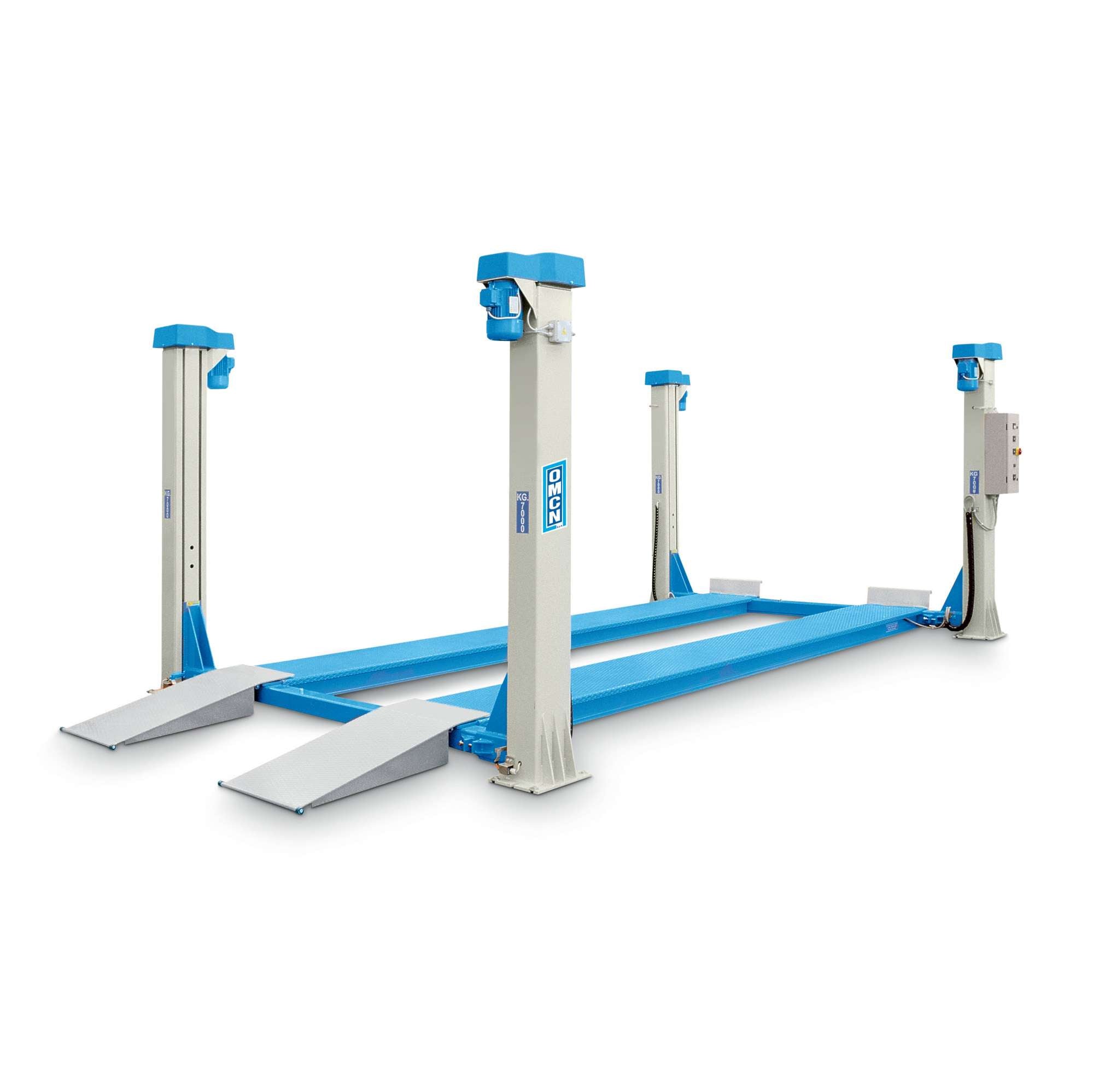Electromechanical 4-post lift capacity 7000 kg - OMCN 405