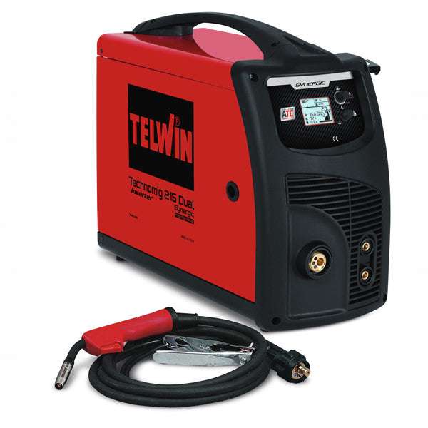 Inverter welding machine Technomig 215 Dual Synergic 230V - Telwin - 816053