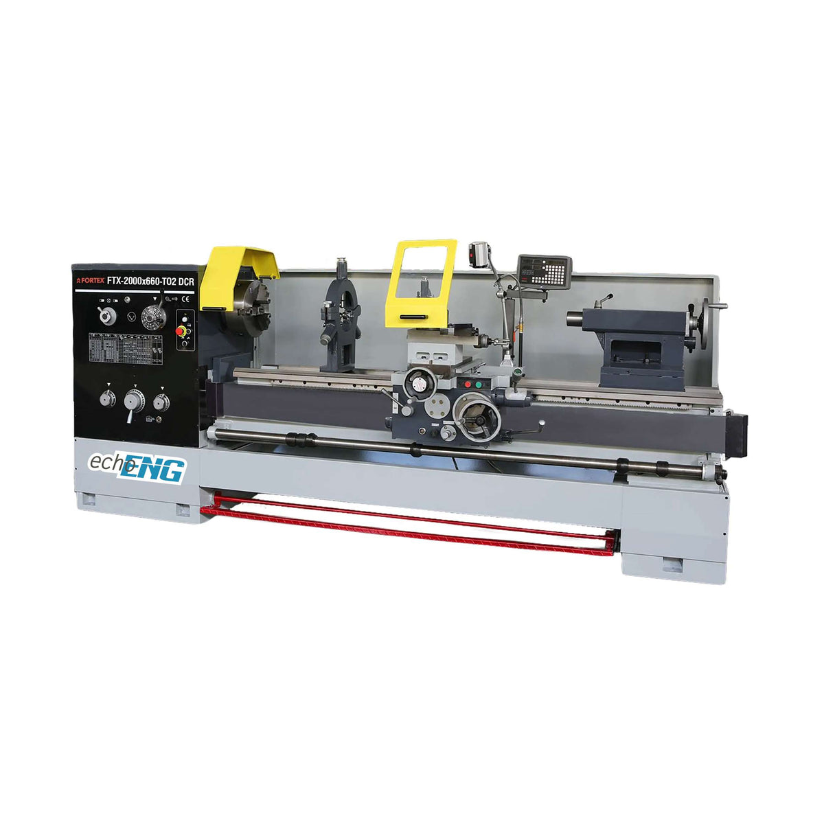 ENG PRO 400V/F3 10HP 12-speed parallel lathe - FTX-2000x660-TO2 DCR
