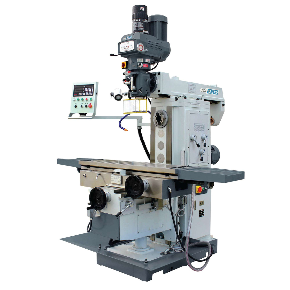 Professional Universal Milling Machine FTX-5-FC VARIO with Pneumatic Tool Change and 3-Axis DRO  400V/F3, ISO50, 5.5 kW