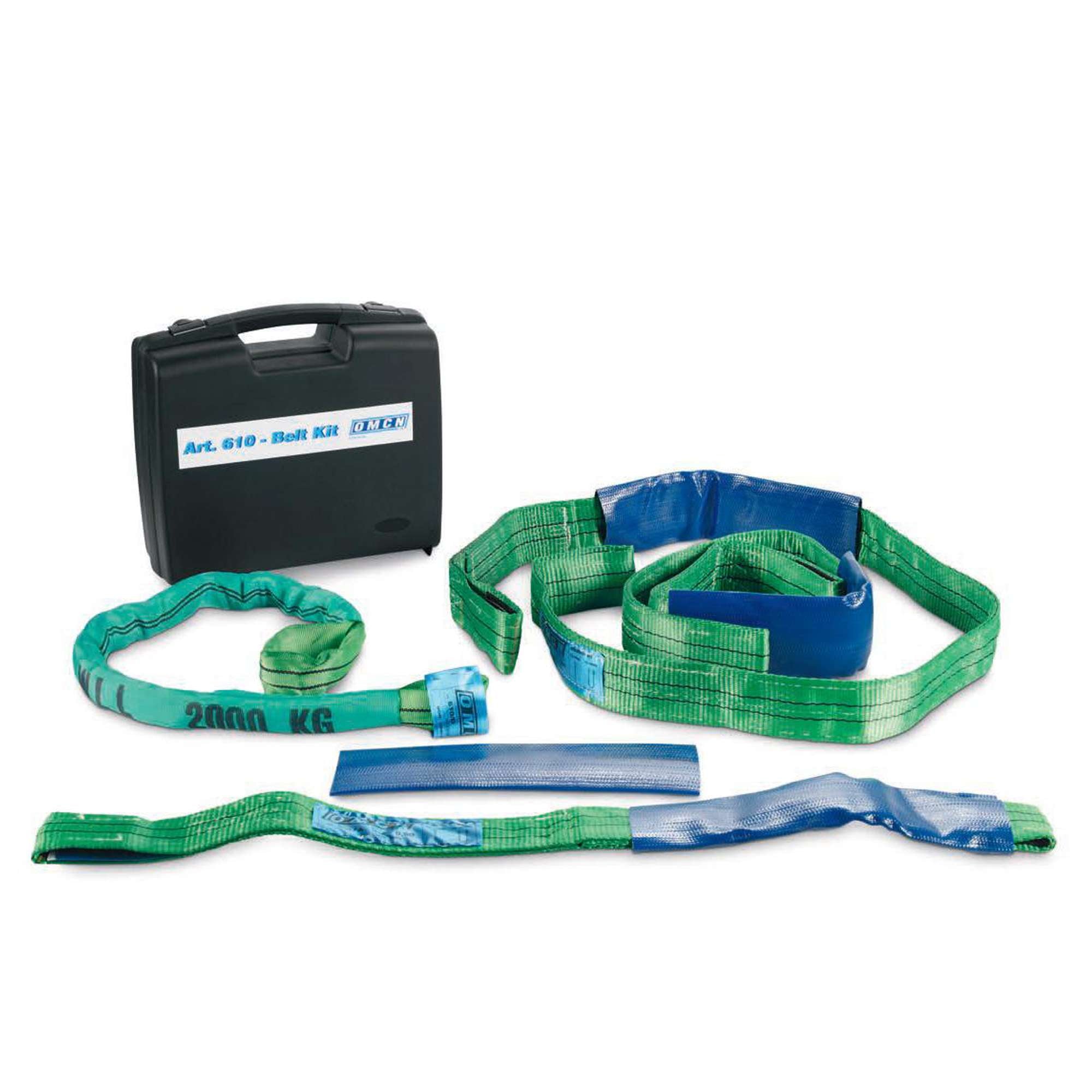 Belt kit, 4 polyester belts (800,1200,1800,1000)mm - OMCN 610