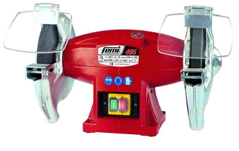 Femi 405 double bench grinder diameter 200mm single-phase motor 500W