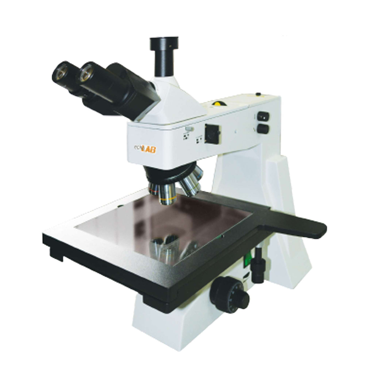 Aufrecht stehende Materialwissenschafts-Mikroskope mit 280x270mm doppellagigem mechanischem Tisch - UM 300I BD - echoLAB