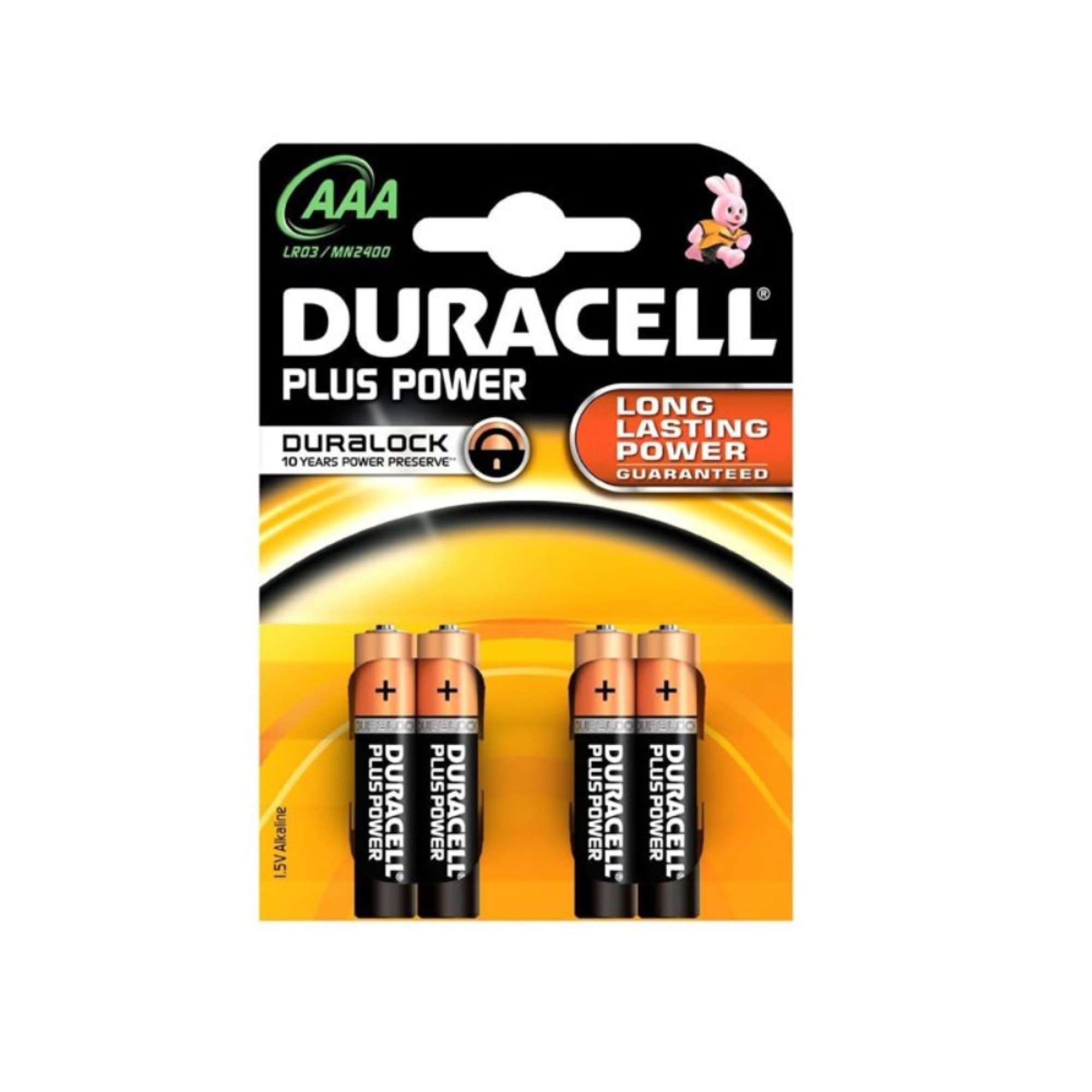 Ministyl POWER AAA batteries, blister with 4 duralock batteries - DURACELL DU0200