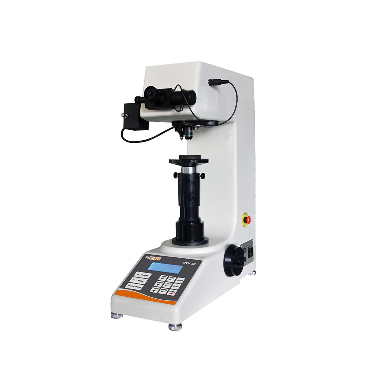 Digitaler Vickers-Härteprüfer Typ Z mit Automatenrevolver, integriertem Drucker und RS232-Schnittstelle - HTV Z - echoLAB