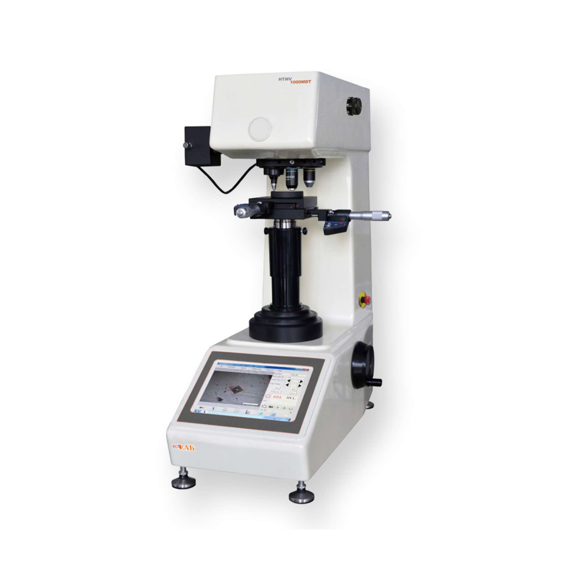 Digital Micro Vickers hardness tester with CCD image acquisition system, internal storage - HTMV 1000MDT - echoLAB