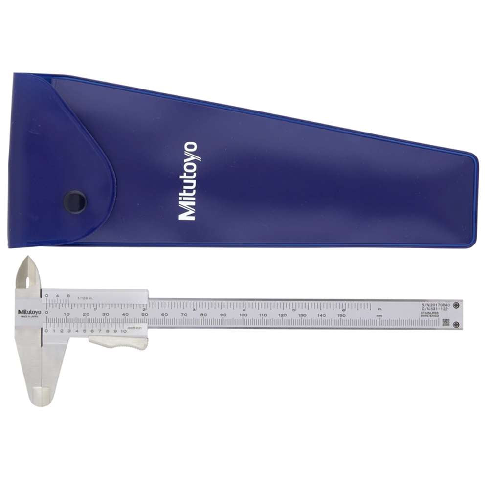 Lever Lock Vernier Caliper 0-150mm 0-6" 0.05mm 531-122 -Mitutoyo