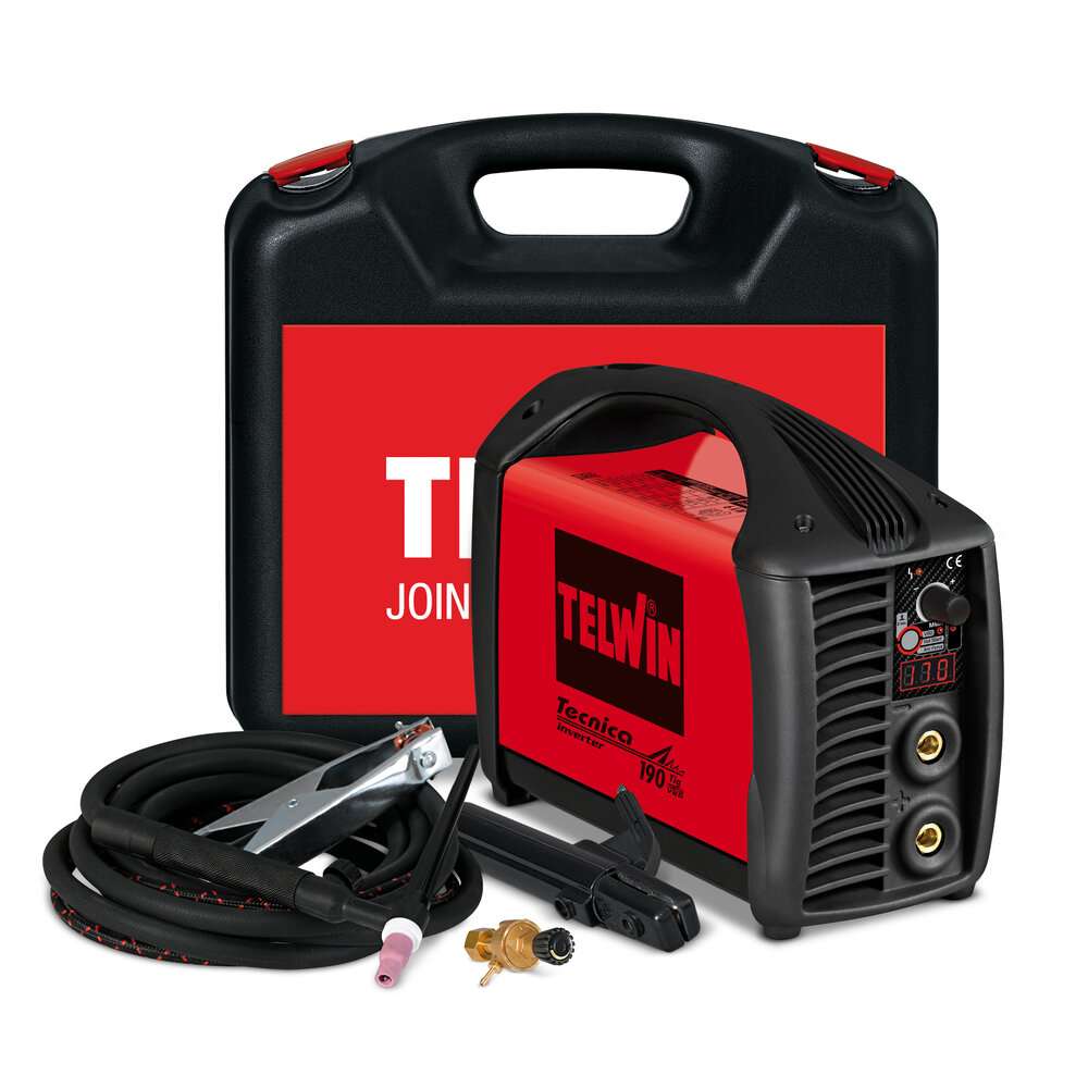 Technical Welding Machine 190TIG/MMA DC LIFT VRD + Carry Case - Telwin - 816220