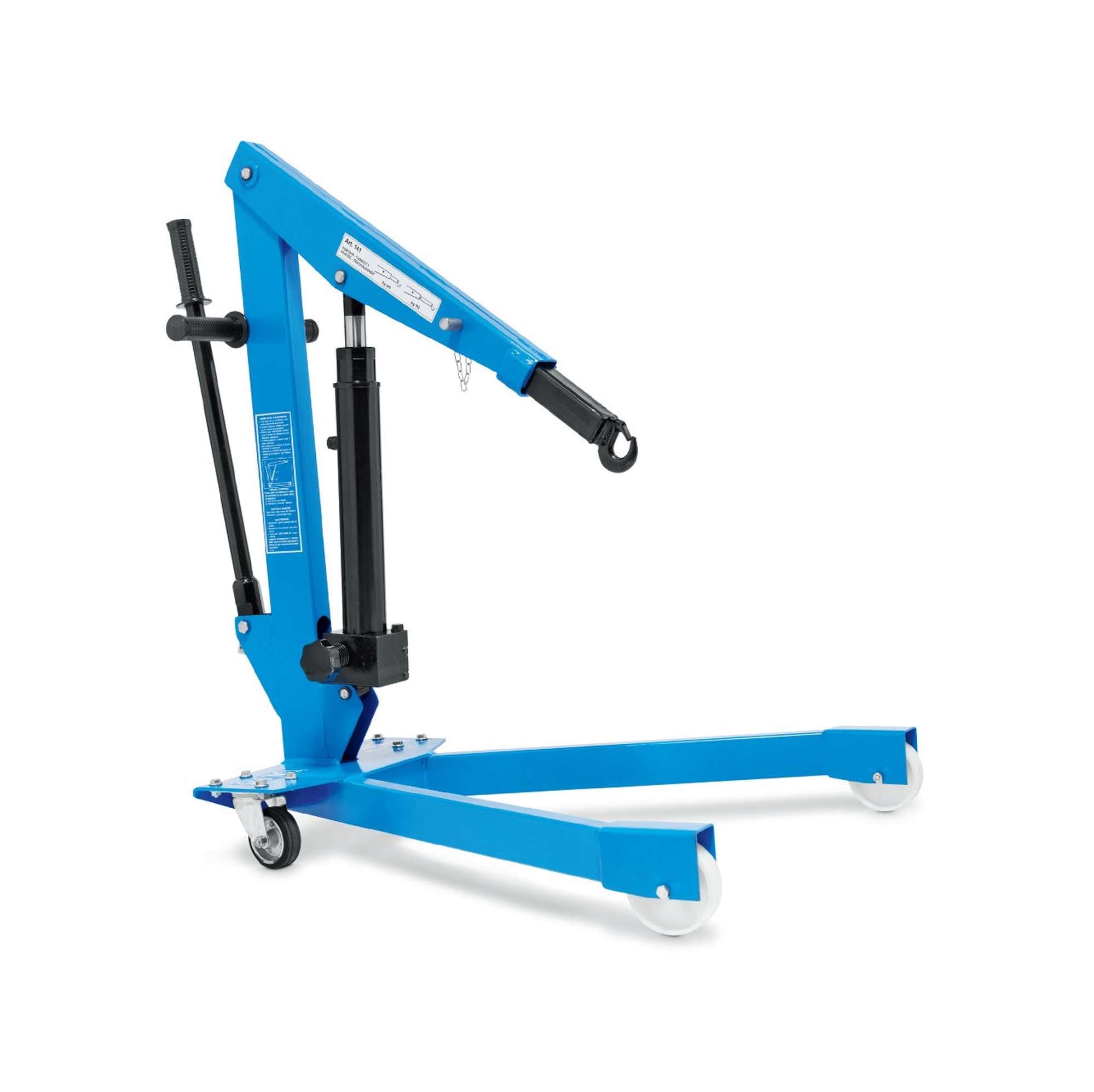 Hydraulic crane for detaching and reattaching leaf springs - OMCN 141