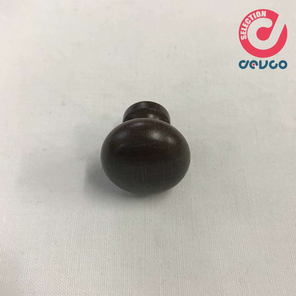 Dark walnut wooden knob - Botter Luigi - 101D - DARK WALNUT