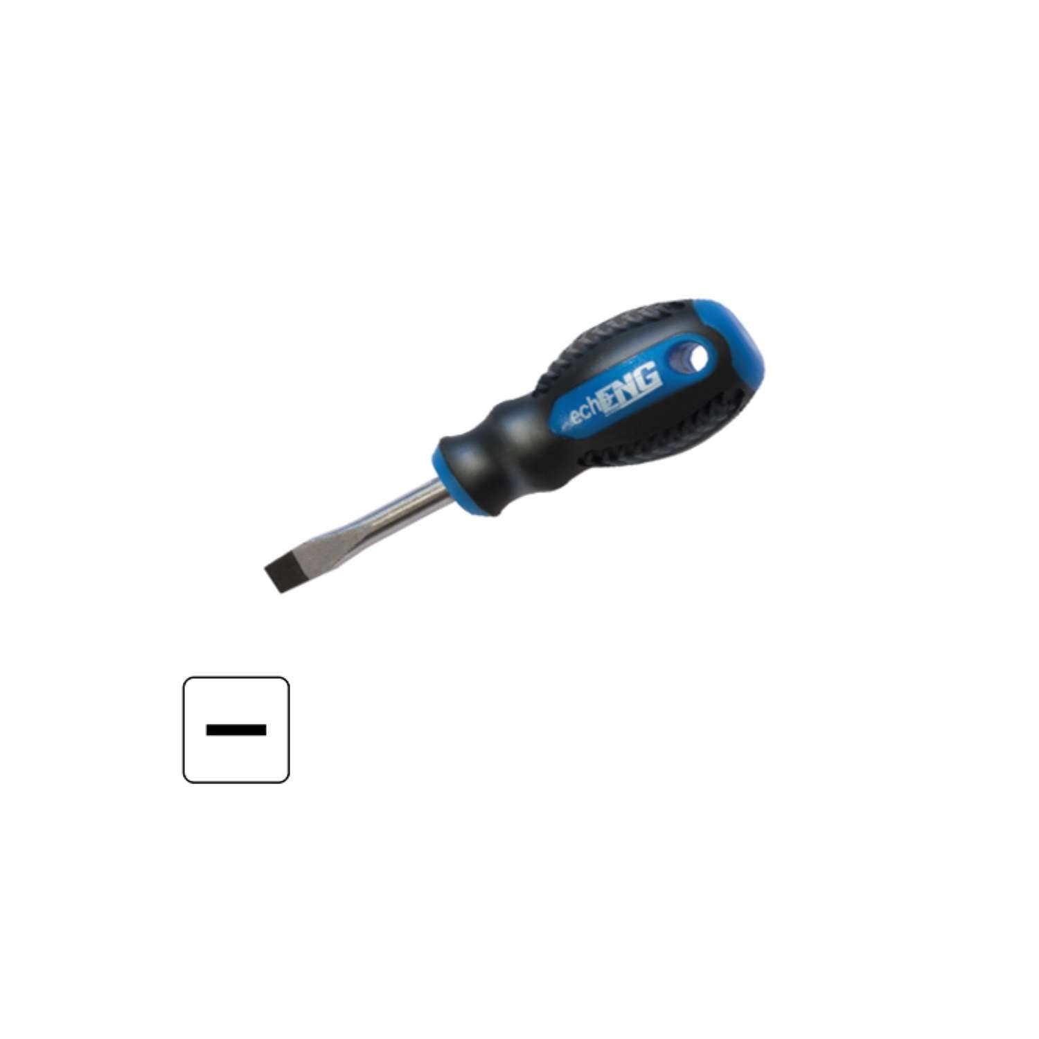 Stubby screwdriver anti-slip handle, flat screw 6x38 mm - UM 10 T038