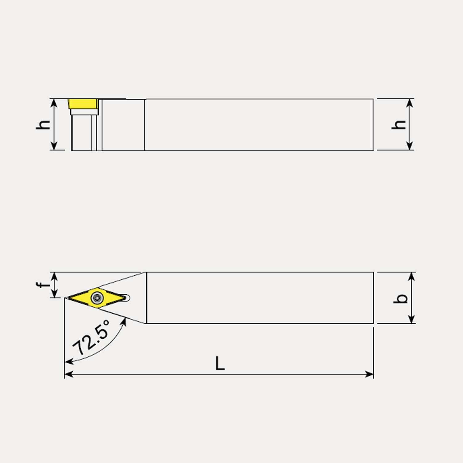 External Machining Toolholders - Positive Inserts - Talicarb SVVCN