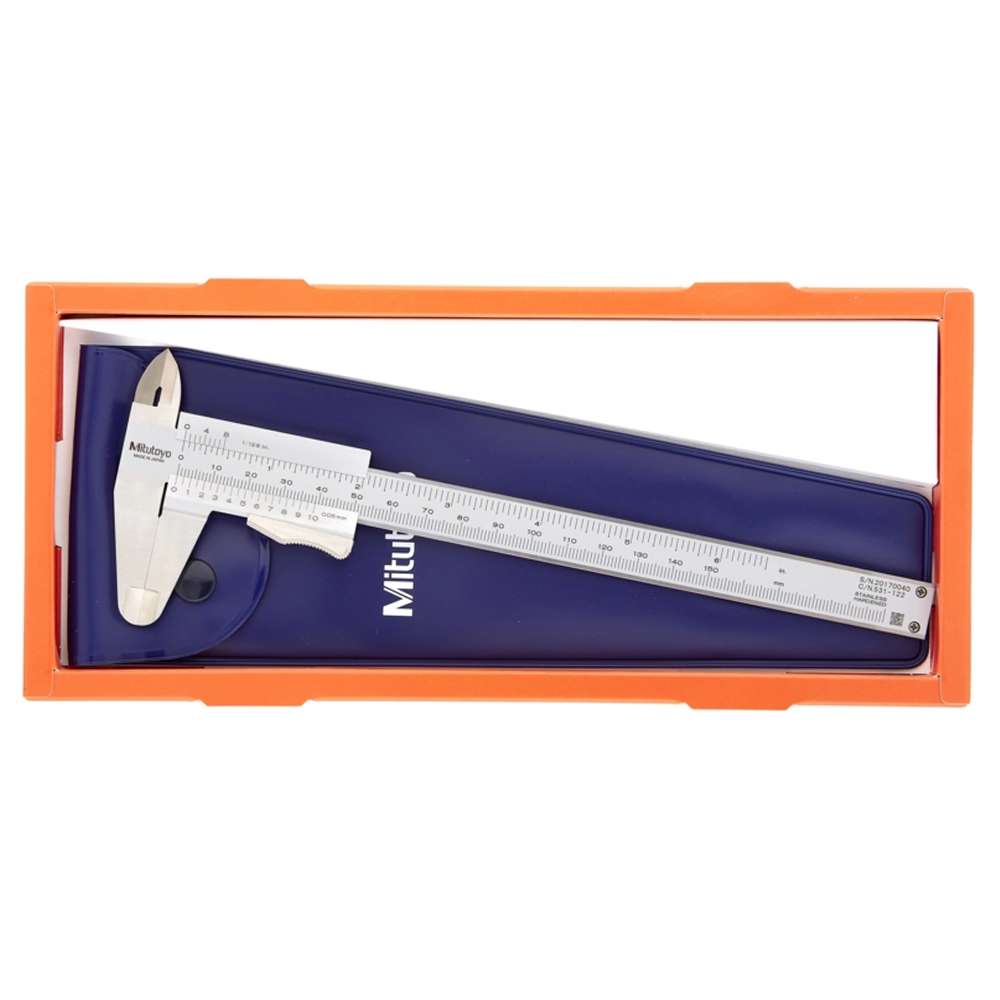 Lever Lock Vernier Caliper 0-150mm 0-6" 0.05mm 531-122 -Mitutoyo