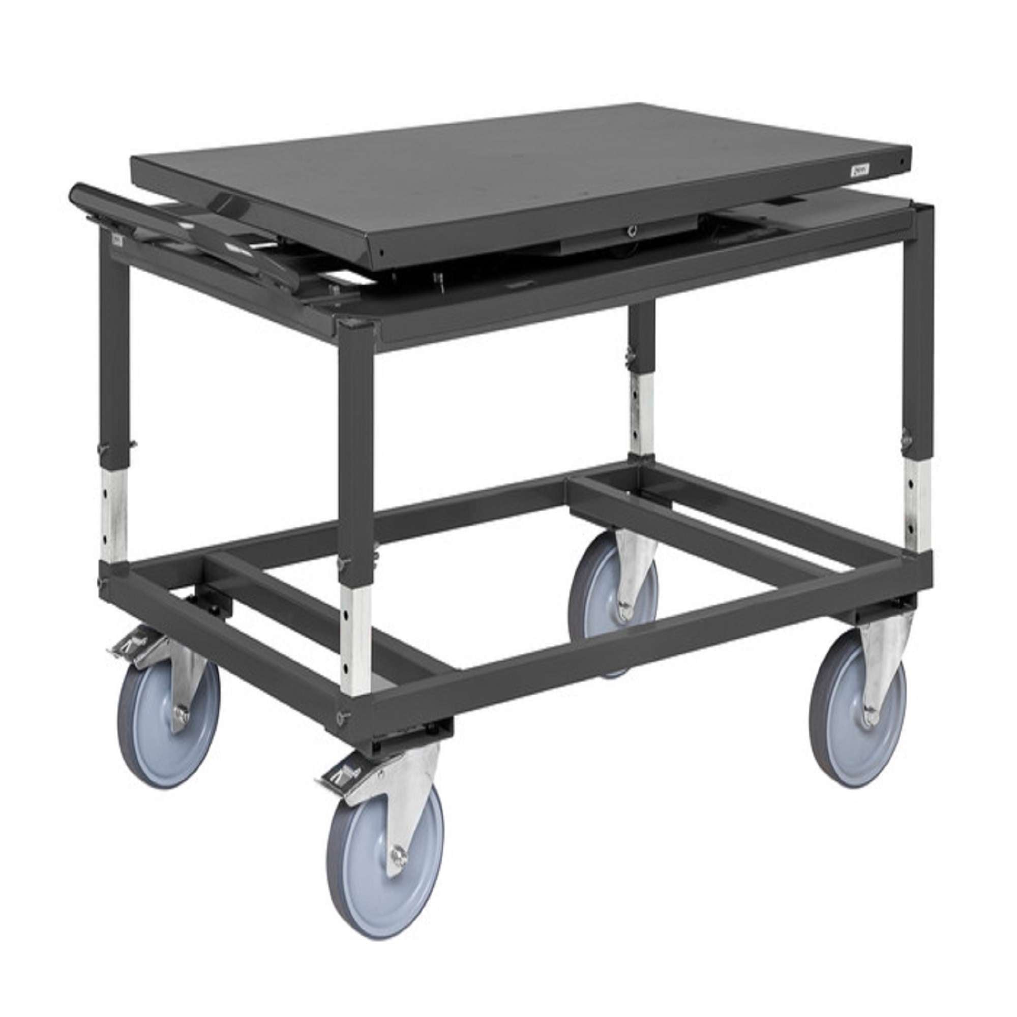 Pallet trolley, Dark Grey, LxPxH (mm) 1338x810x807 - Kongamek KM222-SP-ERGO