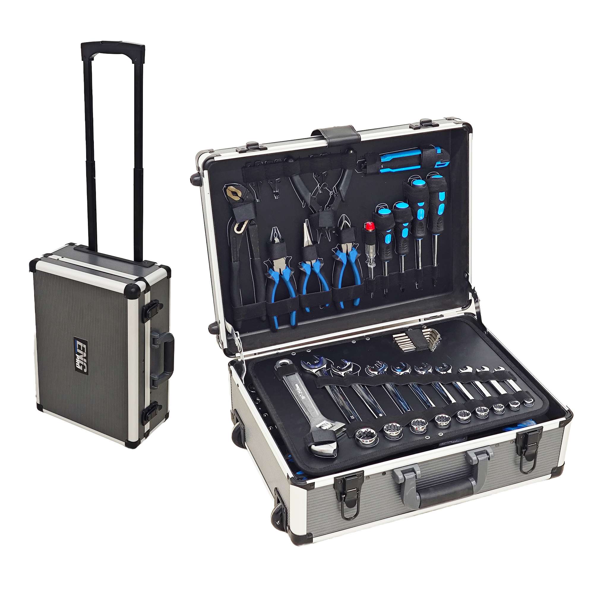 Tool Trolley with 176 Professional Tools ENG PRO - FI 90 T127