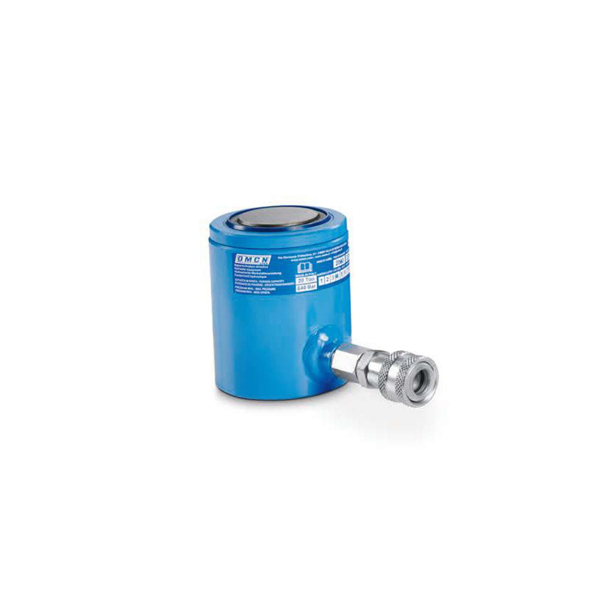Hydraulic cylinder 5 ton capacity with spring return H.155mm - OMCN 359/BM
