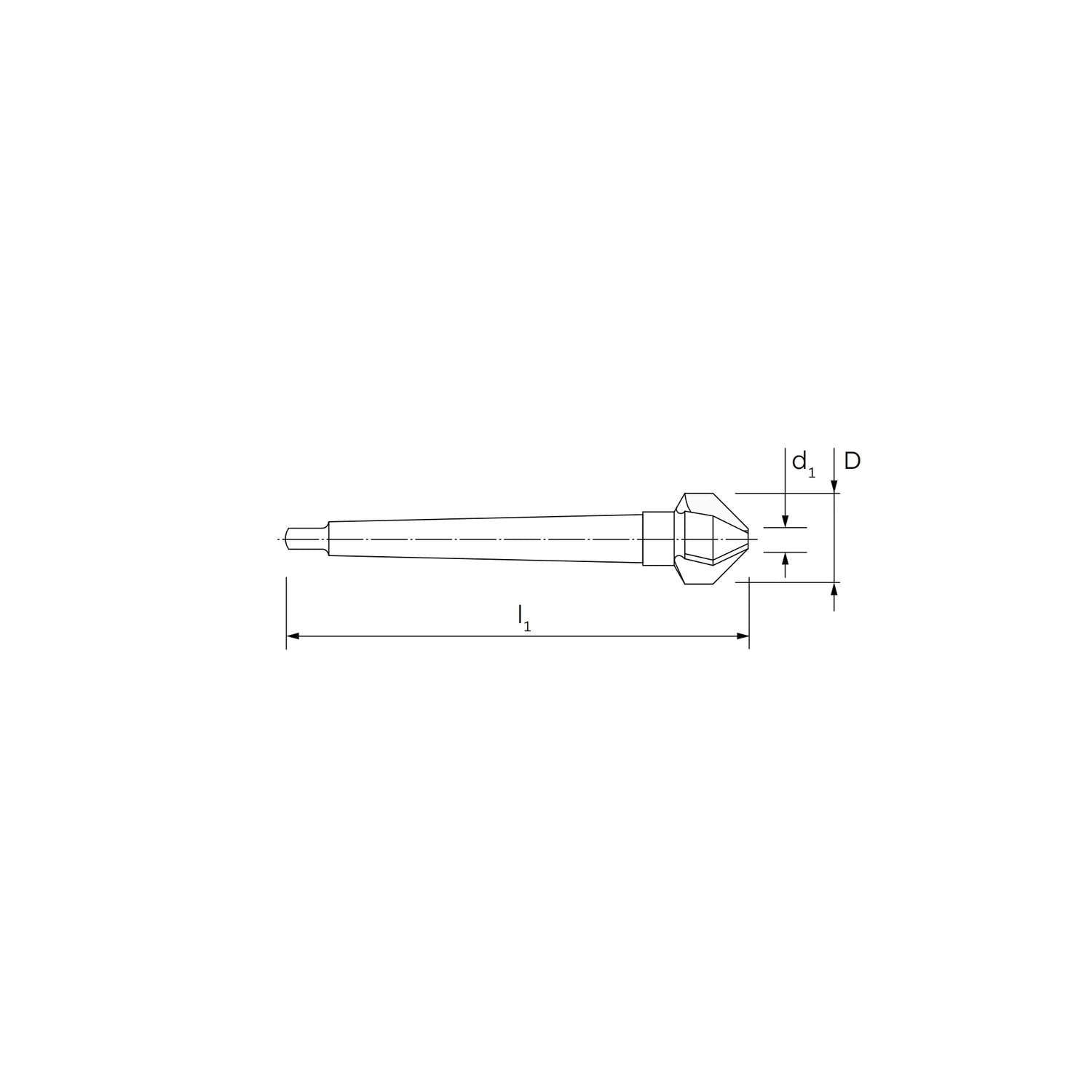 Countersink 90 conical connection for generale applications DIN 335 - ILIX