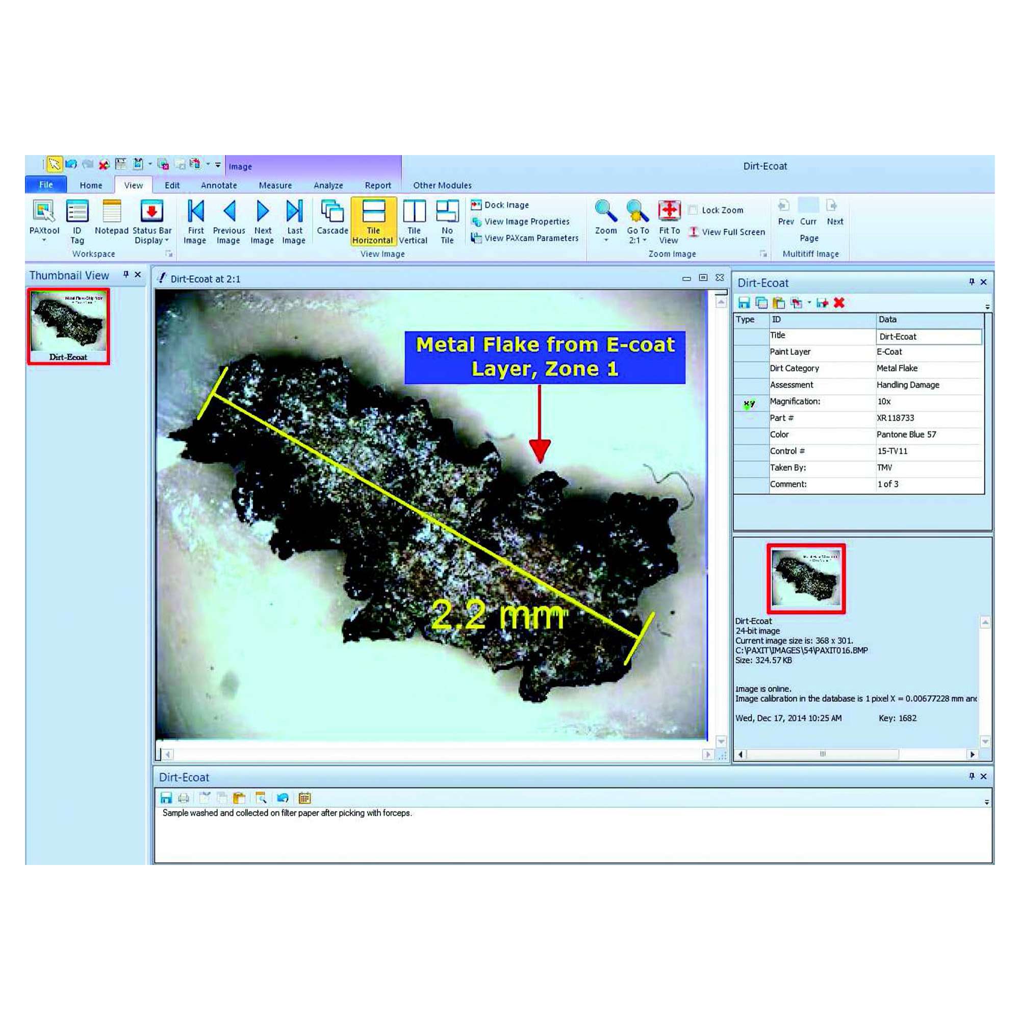 Metallographic analysis software - echoLAB