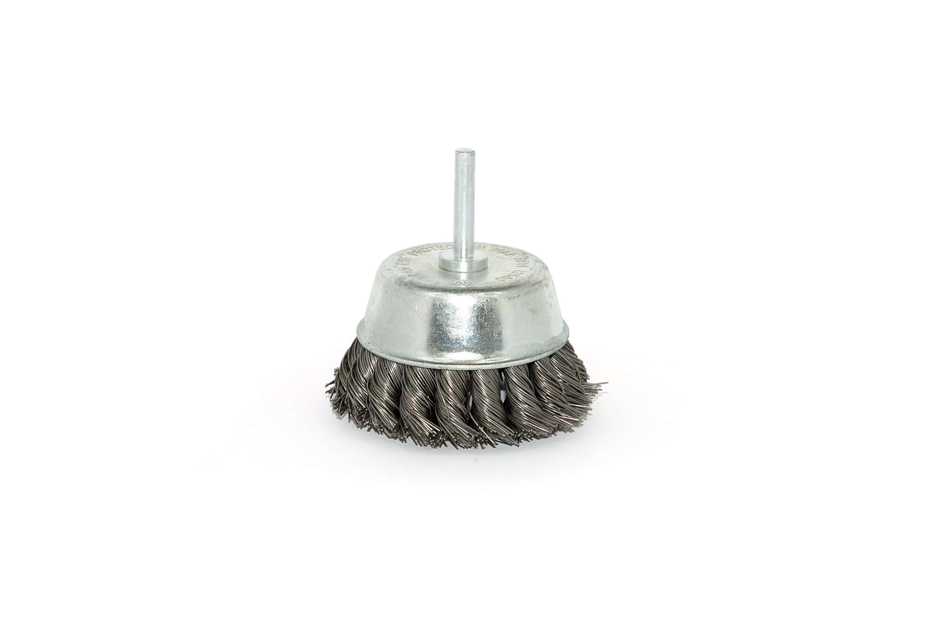 Twisted Cup Brush with Shaft Rosver - SGL D.75 G.6 - Conf.10pz