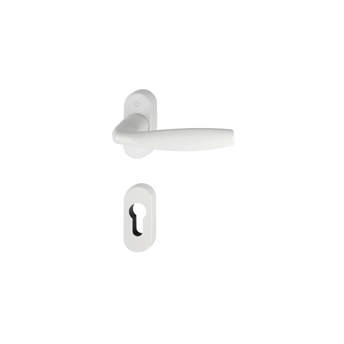 New York Handle with Rosette F9010 White - Hoppe 3497163
