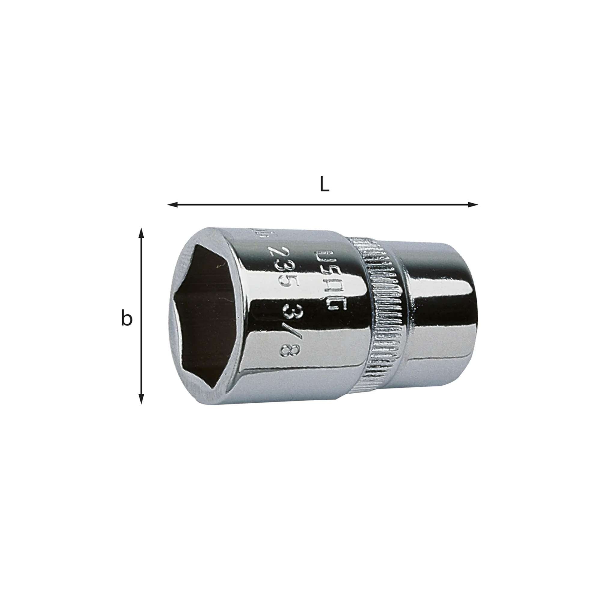 Hexagonal sockets (7-9-11) - Usag 235 3/8 E