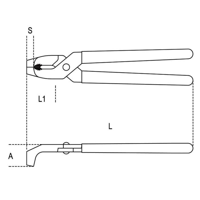 Water tap wrench L.270mm - 393 Beta