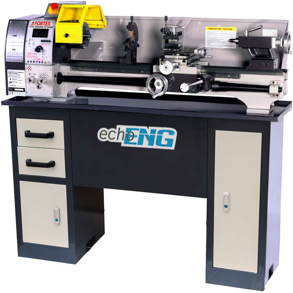 Parallel lathe FTX-750X250-TO VARIO 230V single-phase - ENG PRO
