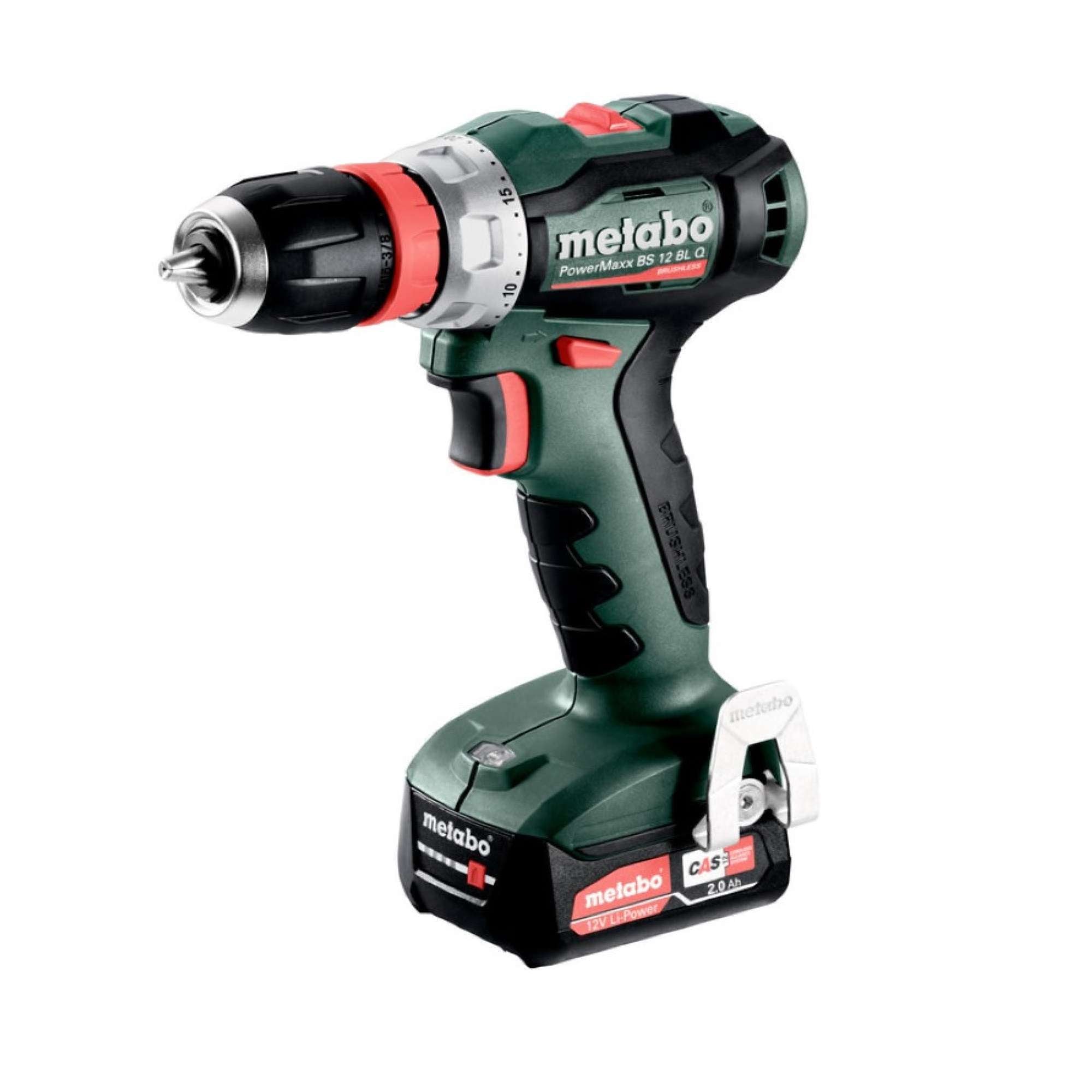 Cordless Drill Driver + 2X2.0Ah - Metabo POWERMAXX BS 12 BL Q
