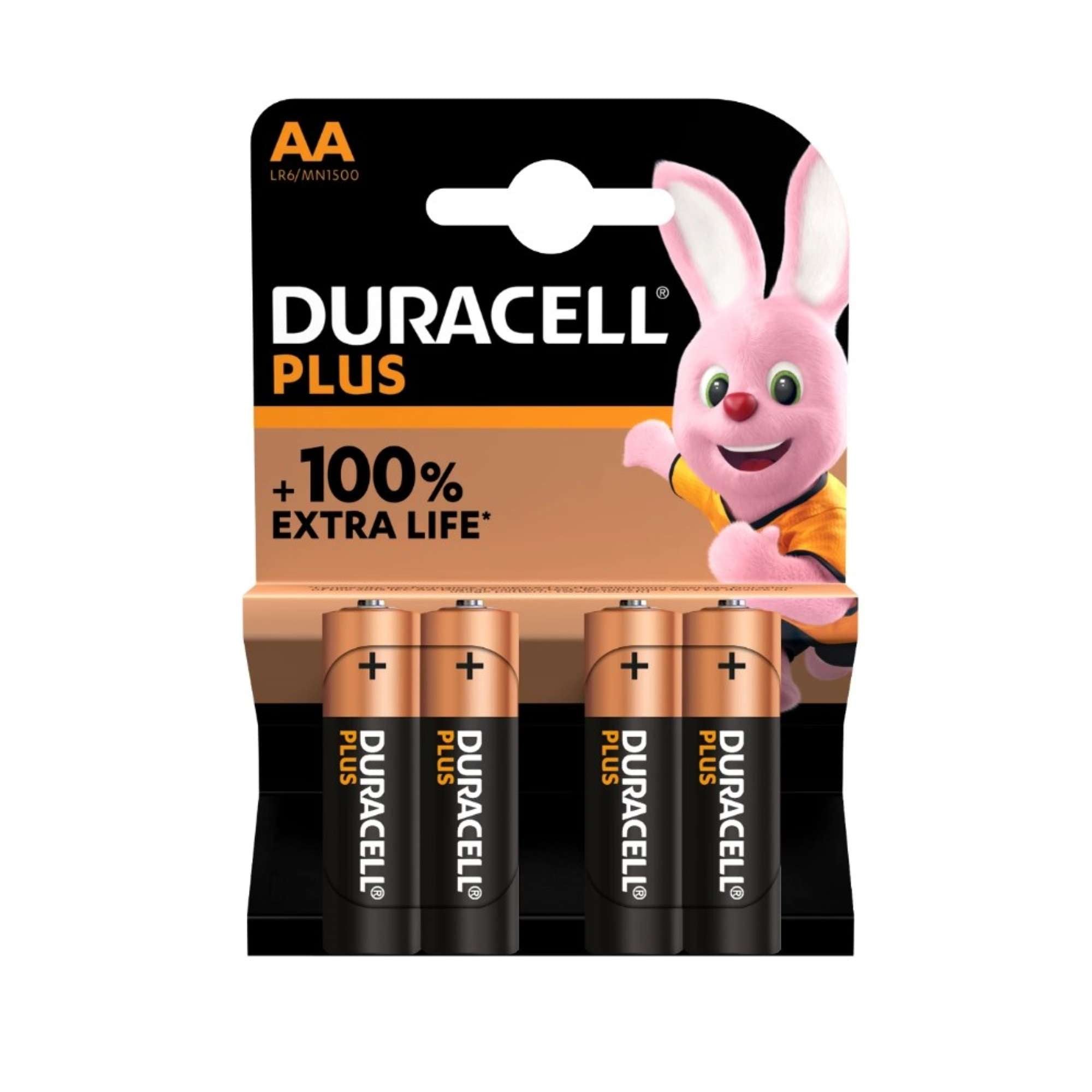 POWER AA stylus batteries, blister with 4 duralock batteries - DURACELL DU0100