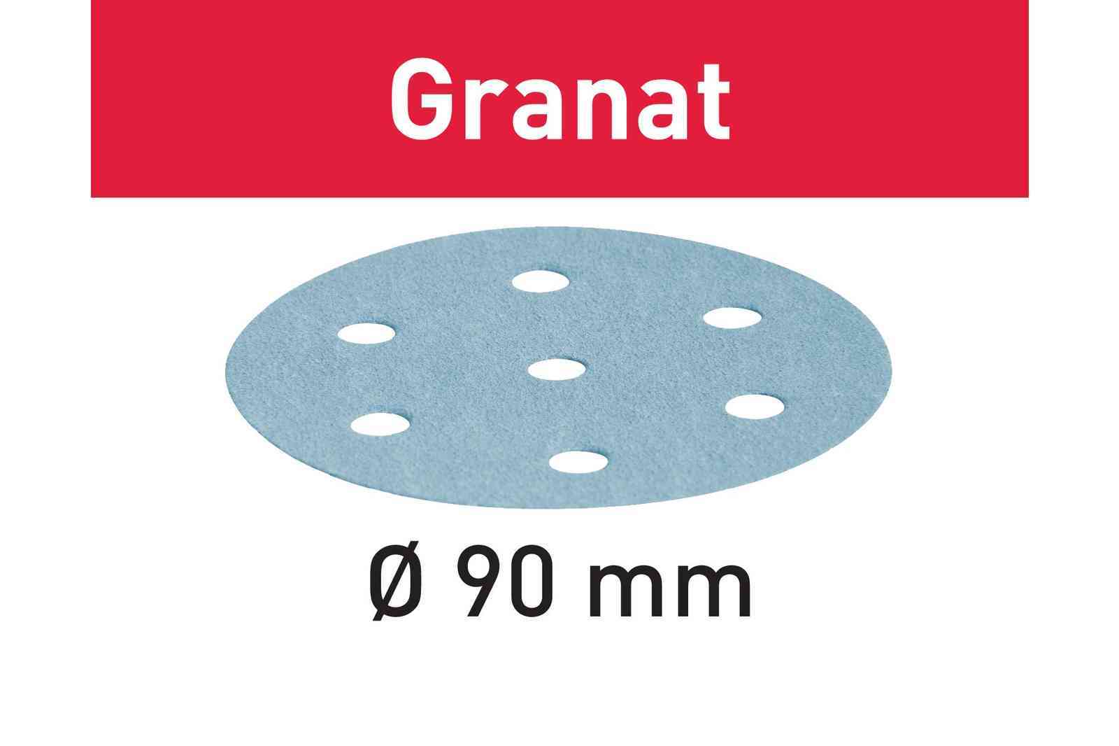 Abrasive Disc Granat STF D90/6 P180 GR/100 - Festool 497369