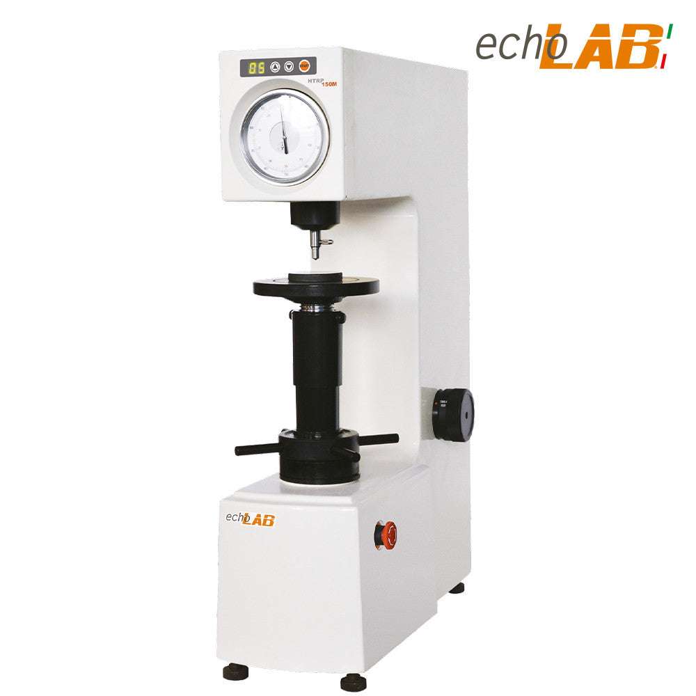 Plastics Rockwell hardness tester, selectable dwell time and dial zero setting - HTRP 150M - echoLAB