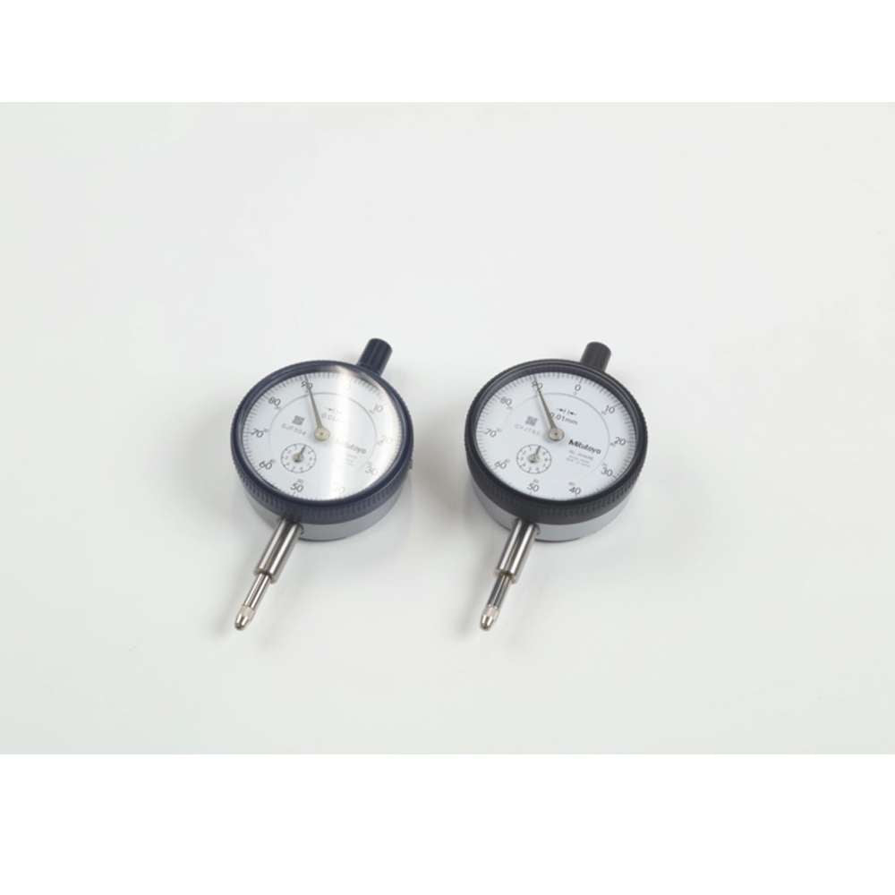 Metric Dial Gauge Analog Flat Caseback, Type ISO 10mm 2046AB - Mitutoyo