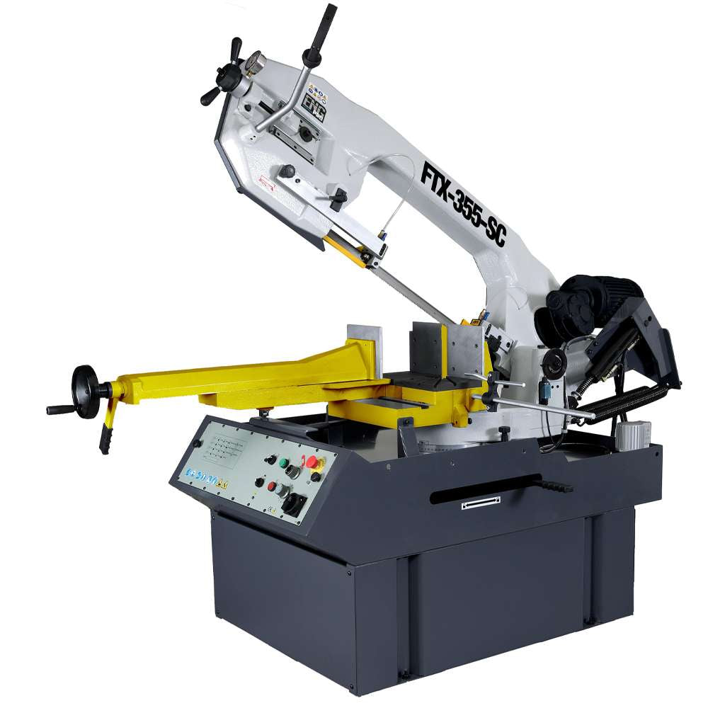 FTX-355-SC Bandsaw 380V - Heavy-Duty for Large Section Metal Cutting