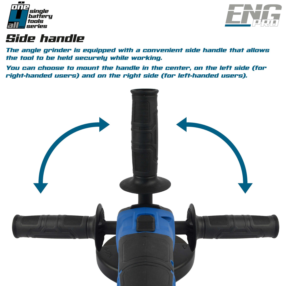 Angle Grinder professional 125mm ONE4ALL - ENG PRO 1B20-SA12