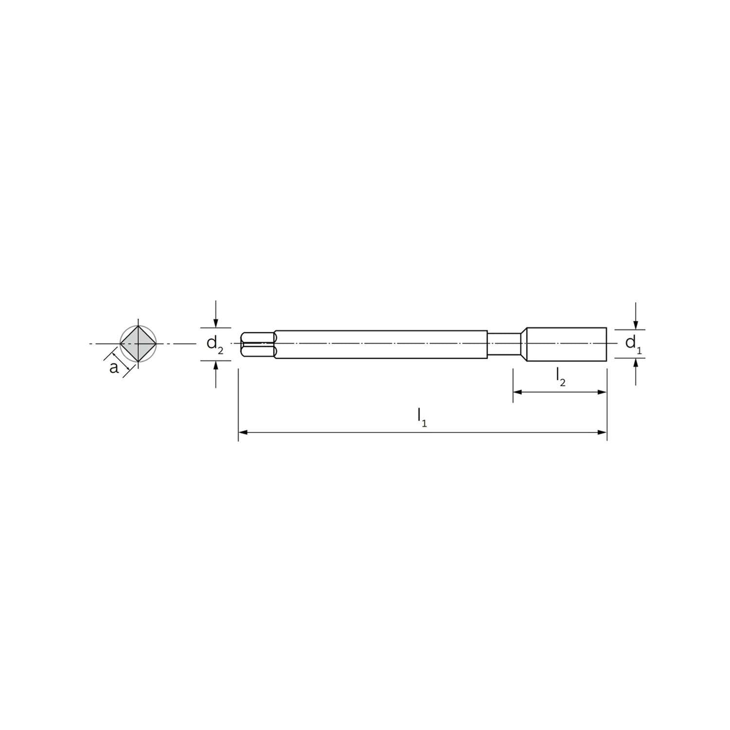 Intermediate hand made tap for general applications DIN 352 8 - ILIX