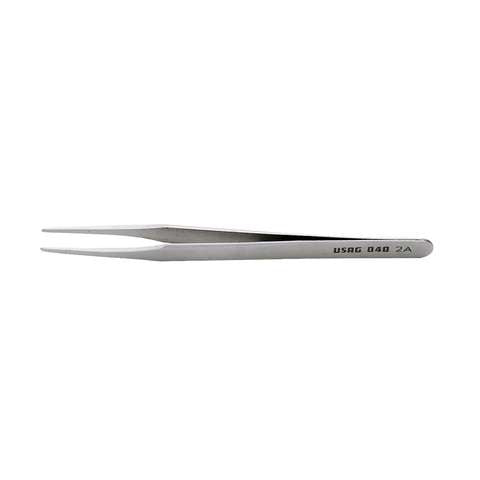 Tweezers with flat rounded tips L. 115mm - Usag 040/2A