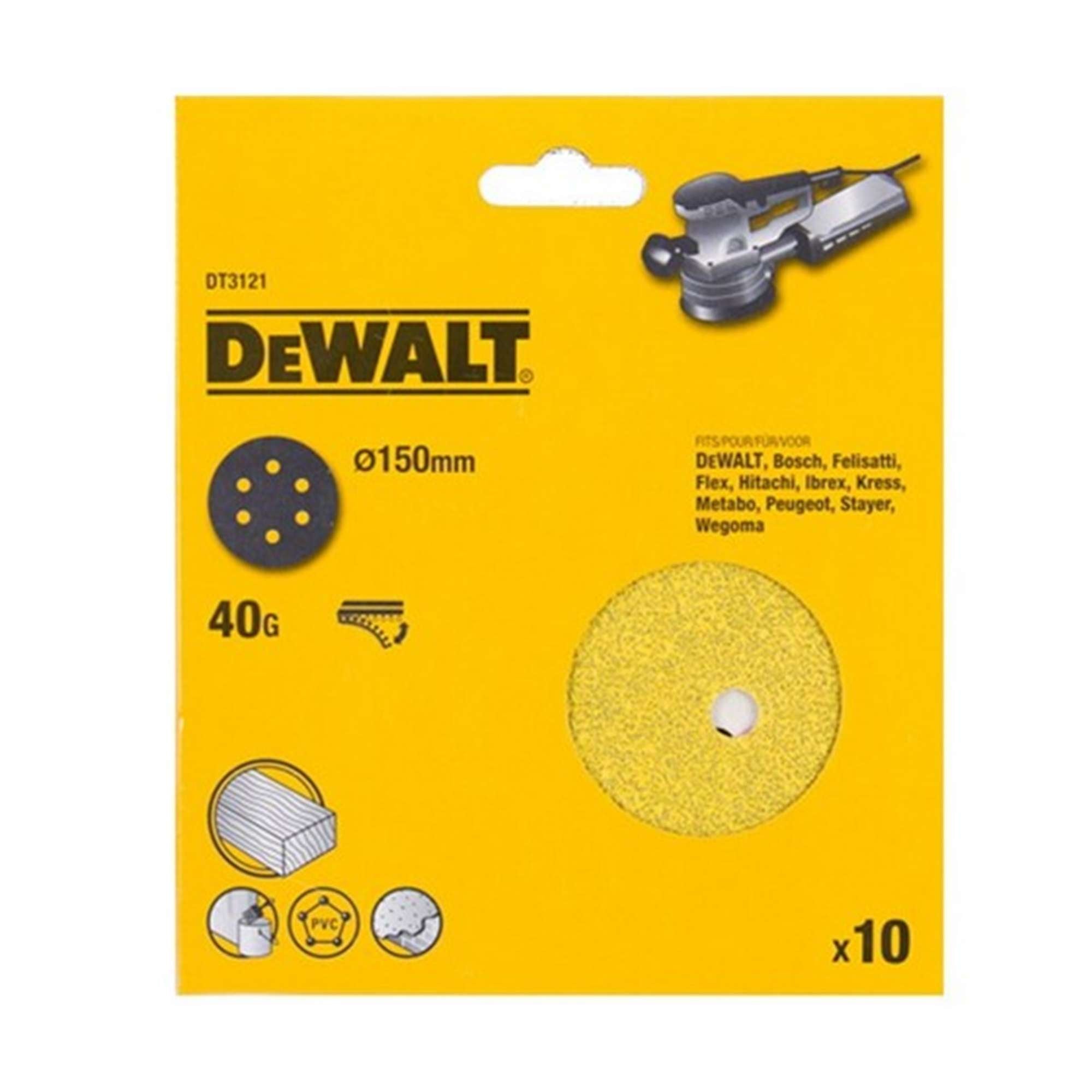 DEWALT abrasive disc 150 GR.60 DT3122-QZ