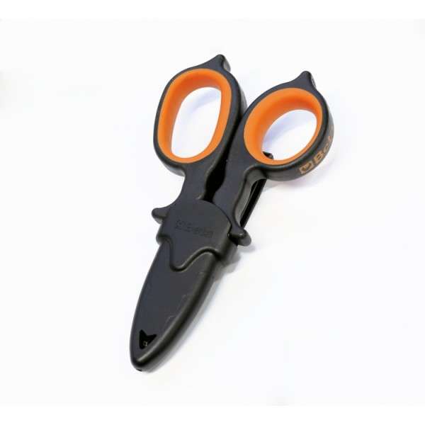 Double-acting electrician's scissors with steel cutter profiles - Beta